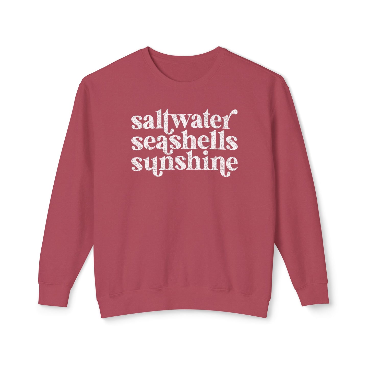 Saltwater, Seashells, Sunshine Comfot Colors Sweater
