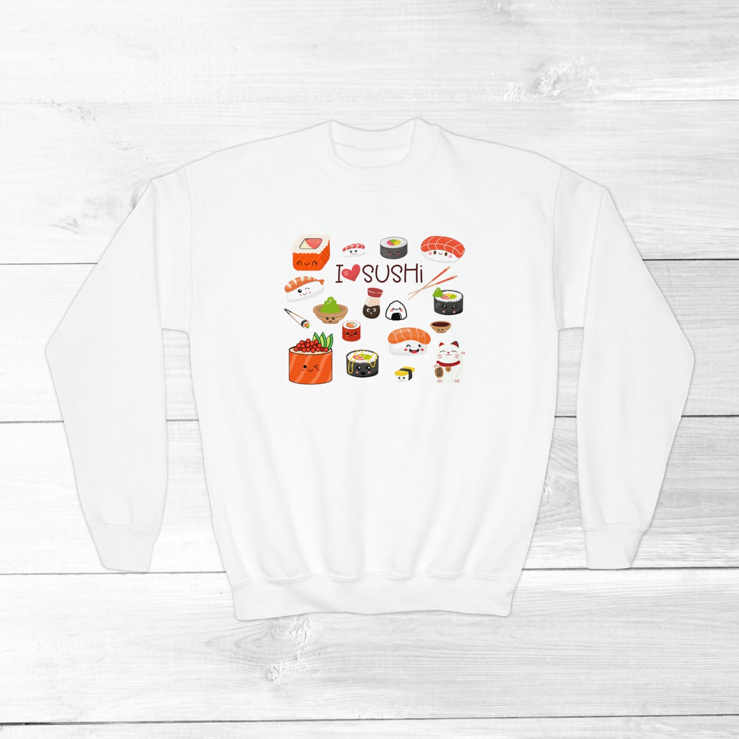 I love sushi youth sweater