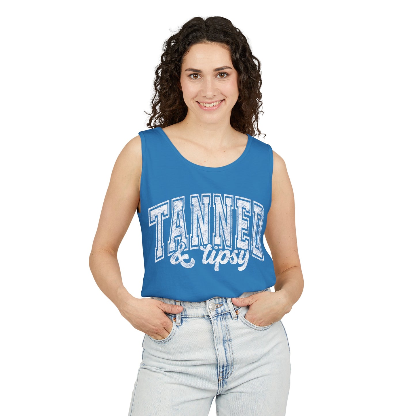 Tanned & Tipsy Comfort Colors Tank