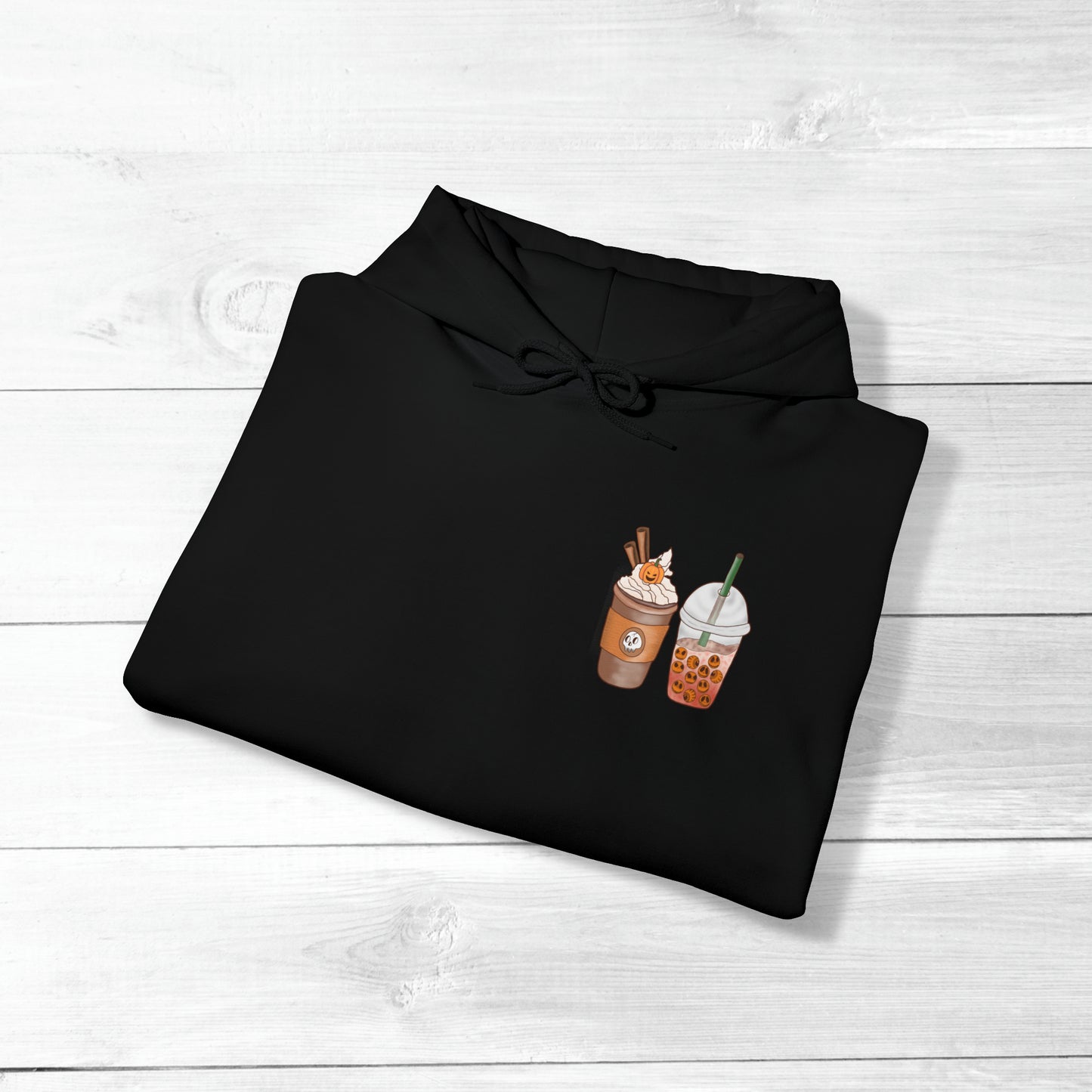 Halloween Coffee Hoodie - Hocus Pocus I need Coffee to Focus Back