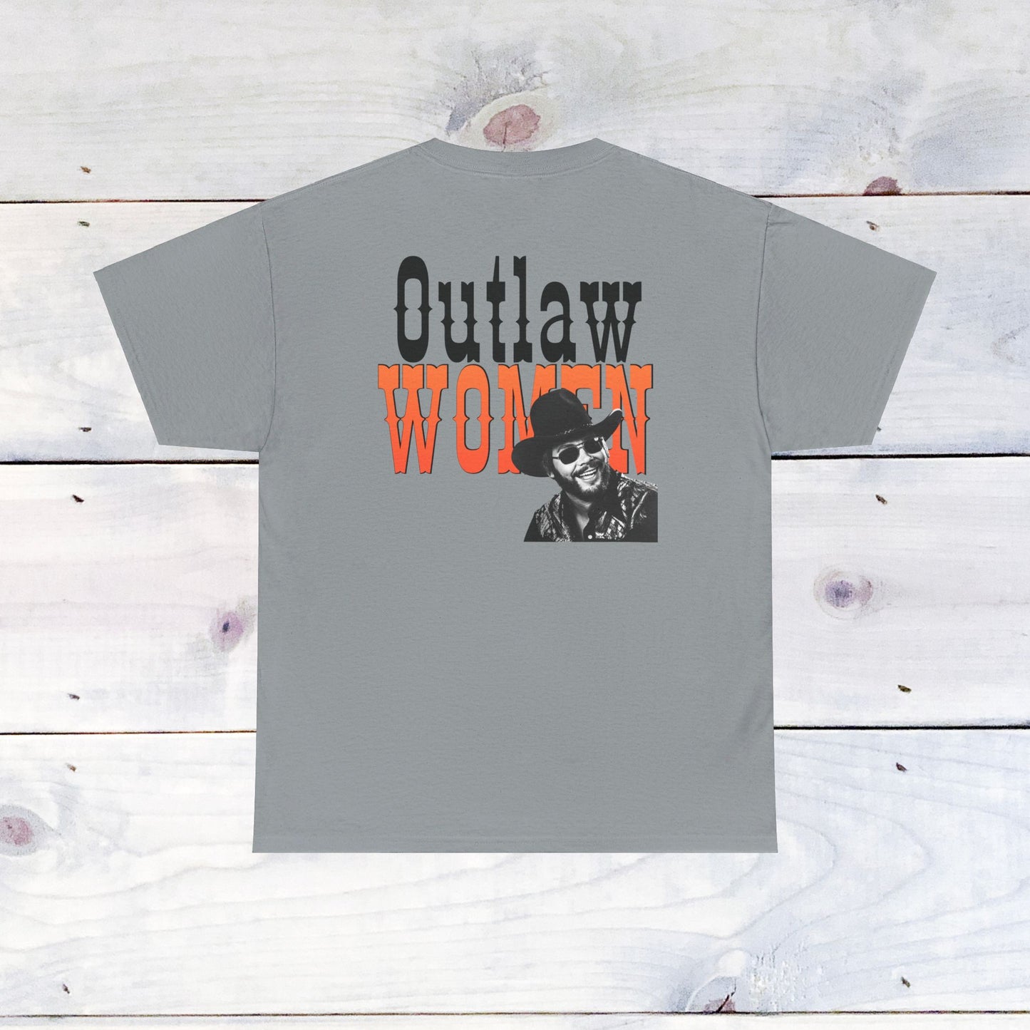 Hank Outlaw Women Unisex Cotton Tee