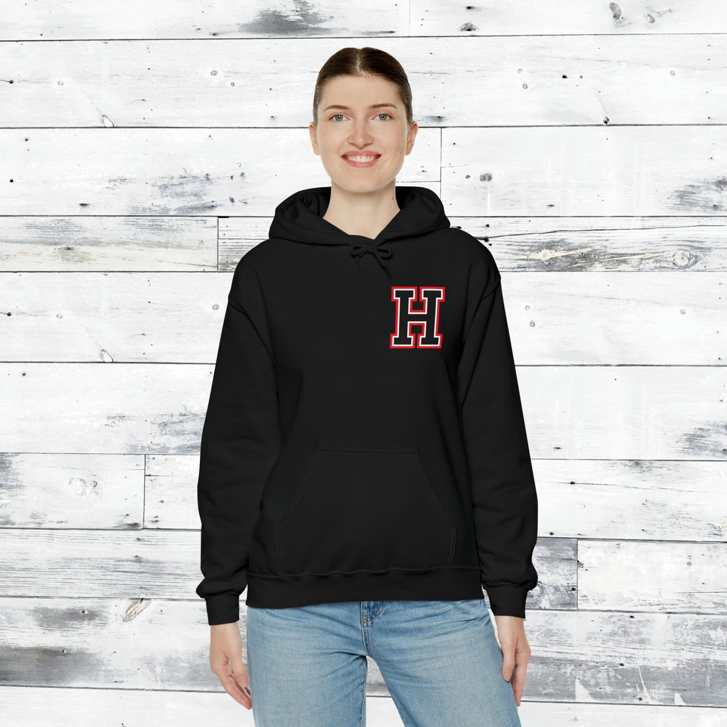Heath Hawks - Southside Strong back Hoodie