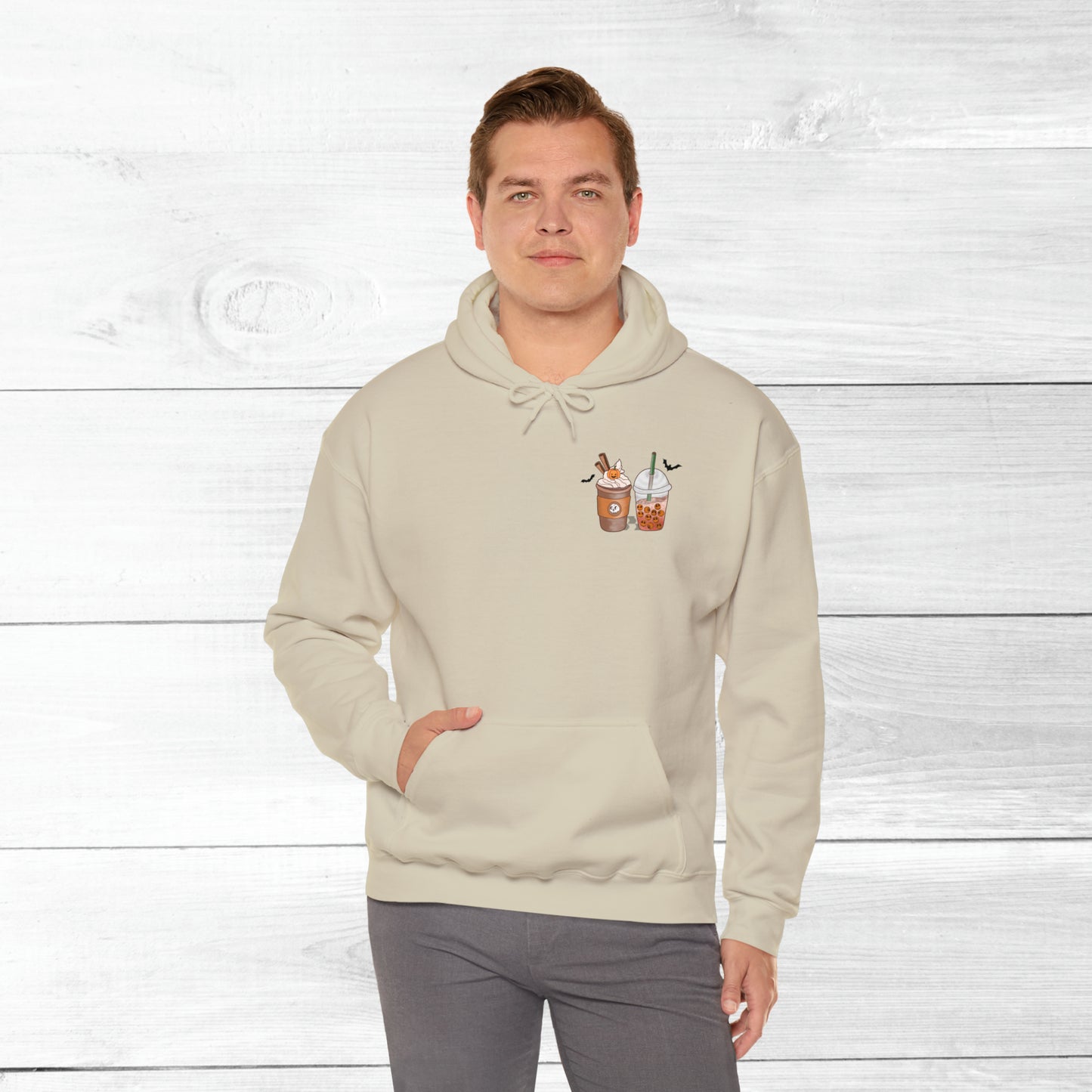 Halloween Coffee Hoodie - Hocus Pocus I need Coffee to Focus Back