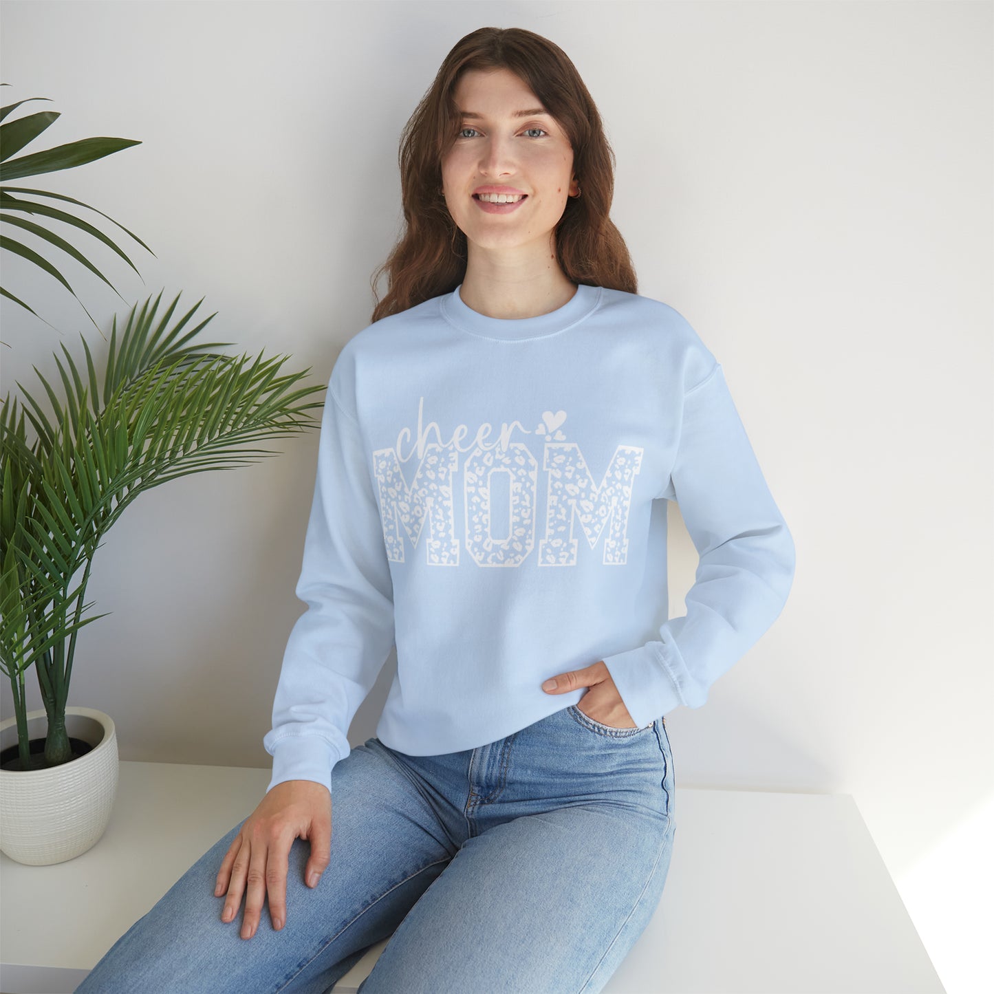 Cheetah Cheer Mom Sweater