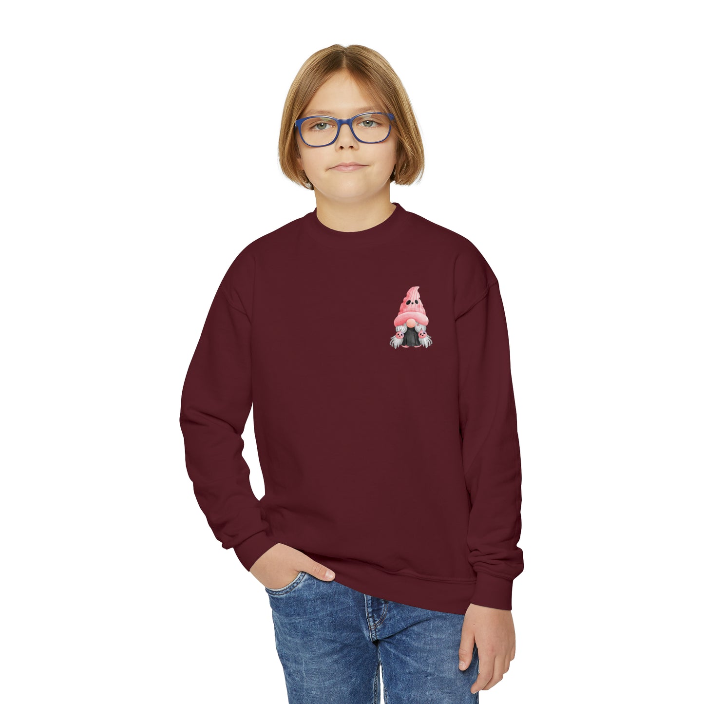 Girls Youth Halloween Gnome Sweater