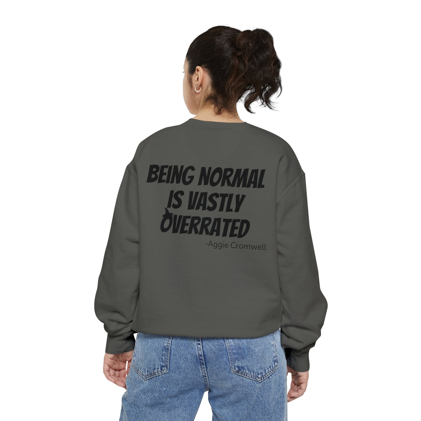 Skull Front, Vastly Overrated Back - Comfort Colors Pullover - Multi Color Options