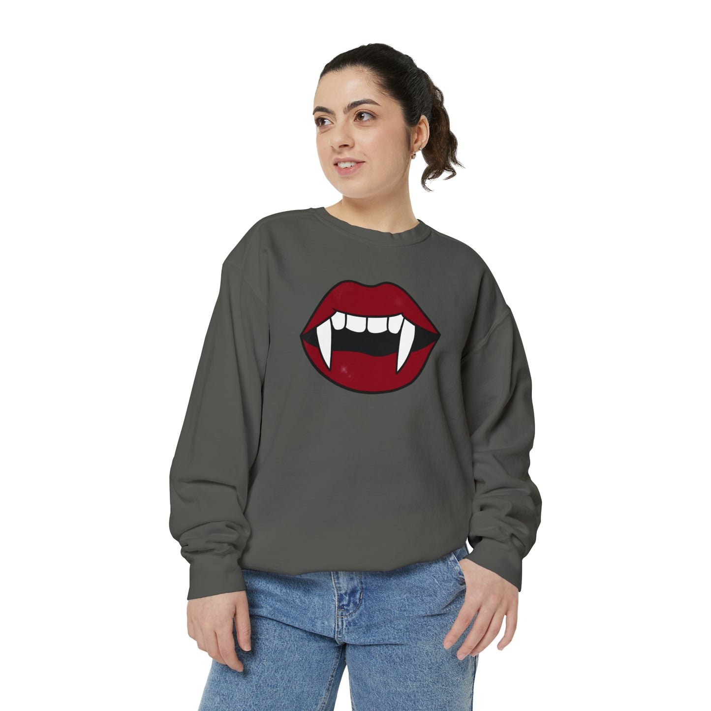Vampire Fang Comfort Colors Sweater