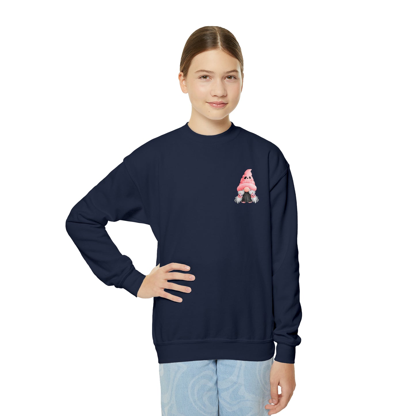 Girls Youth Halloween Gnome Sweater 2