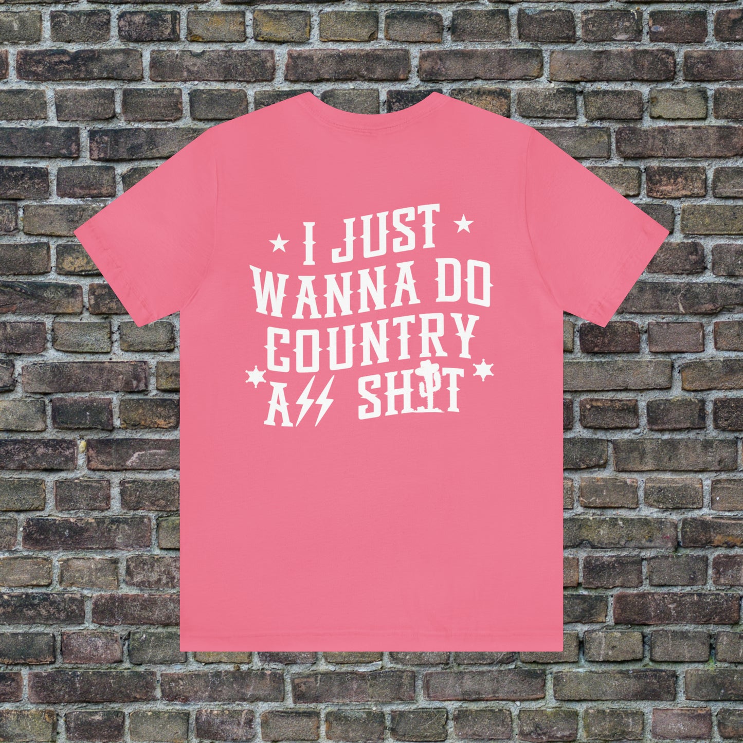Wallen Tour Shirt - Beer Can Front, Country A$$ Sh*t Back Unisex T-shirt, White Text