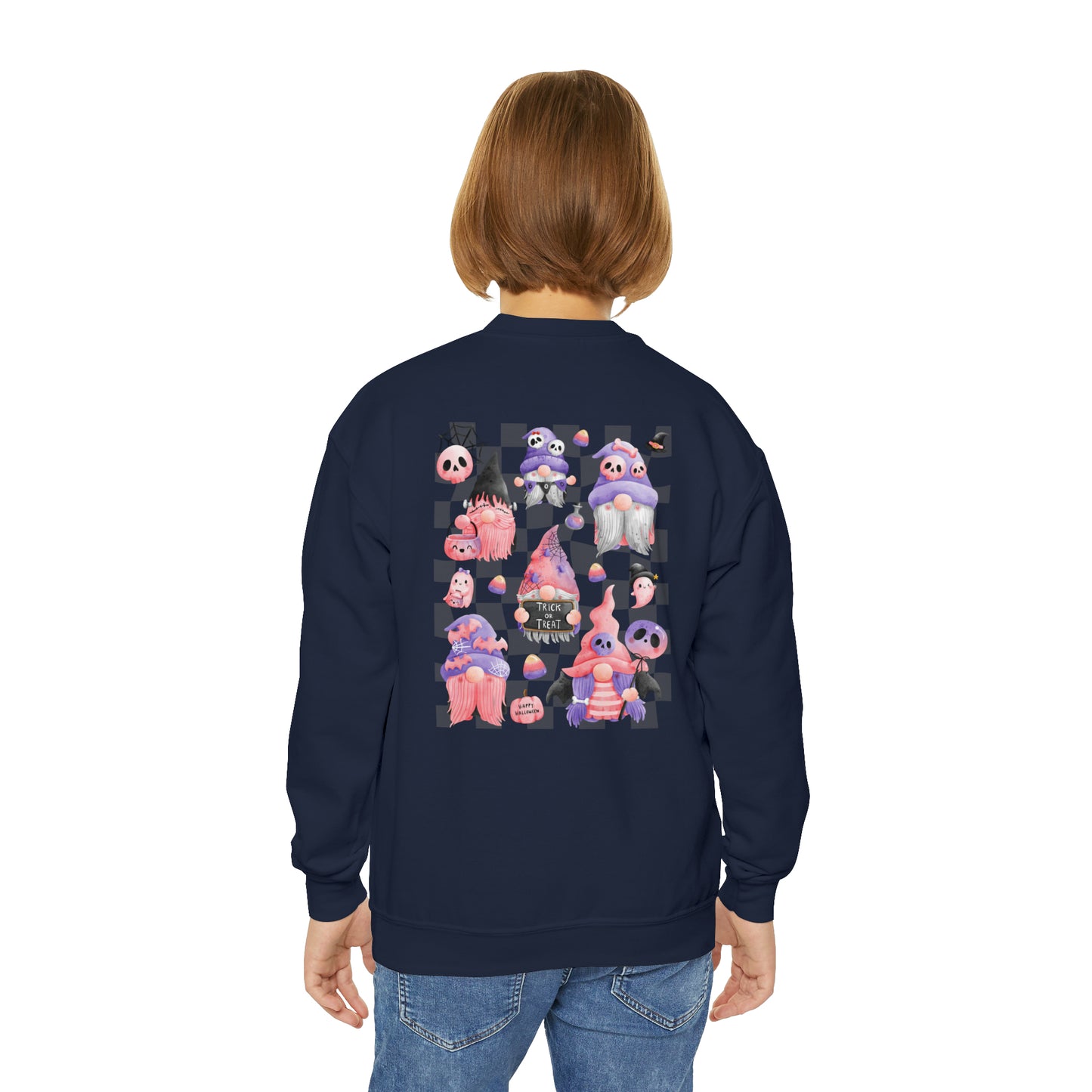 Girls Youth Halloween Gnome Sweater