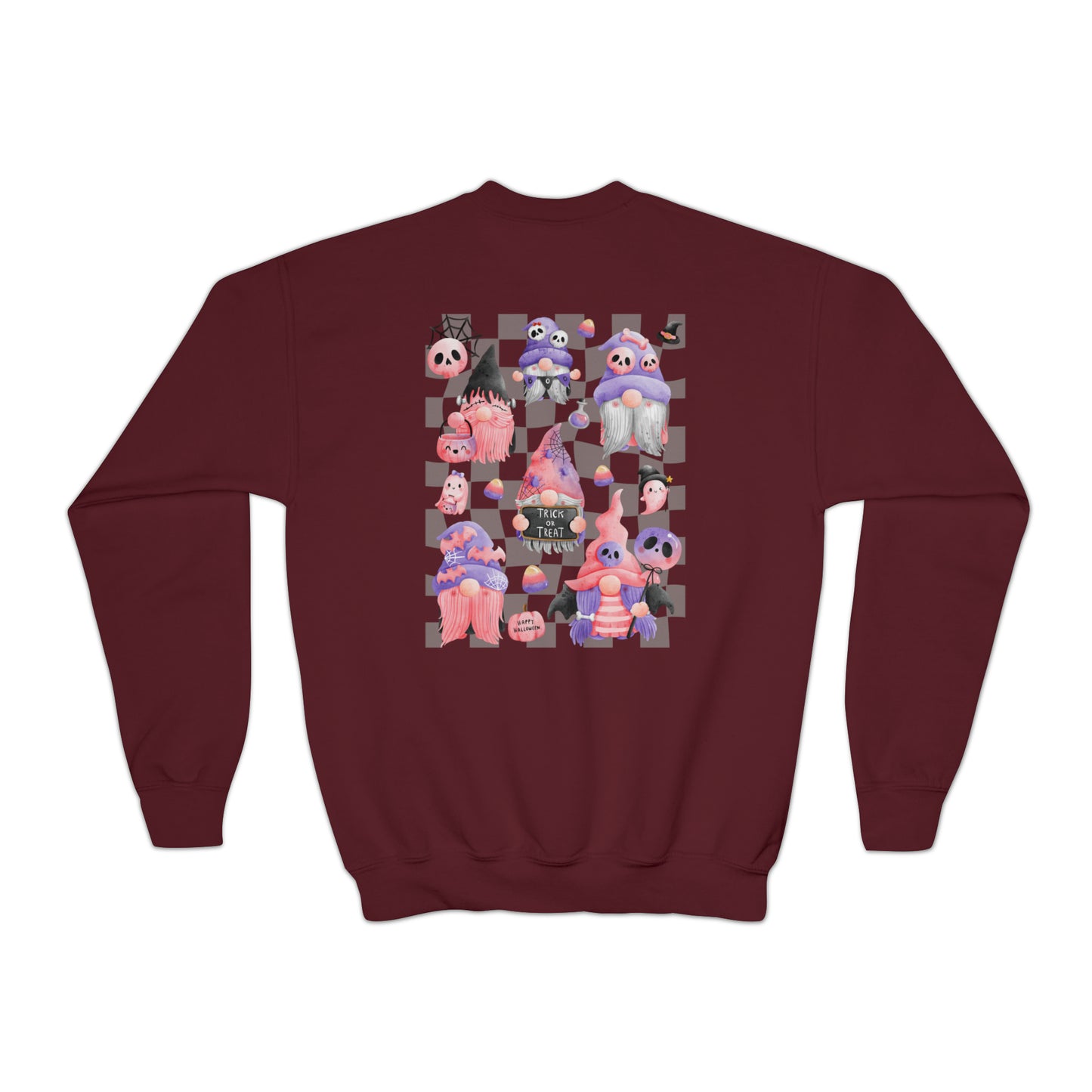Girls Youth Halloween Gnome Sweater