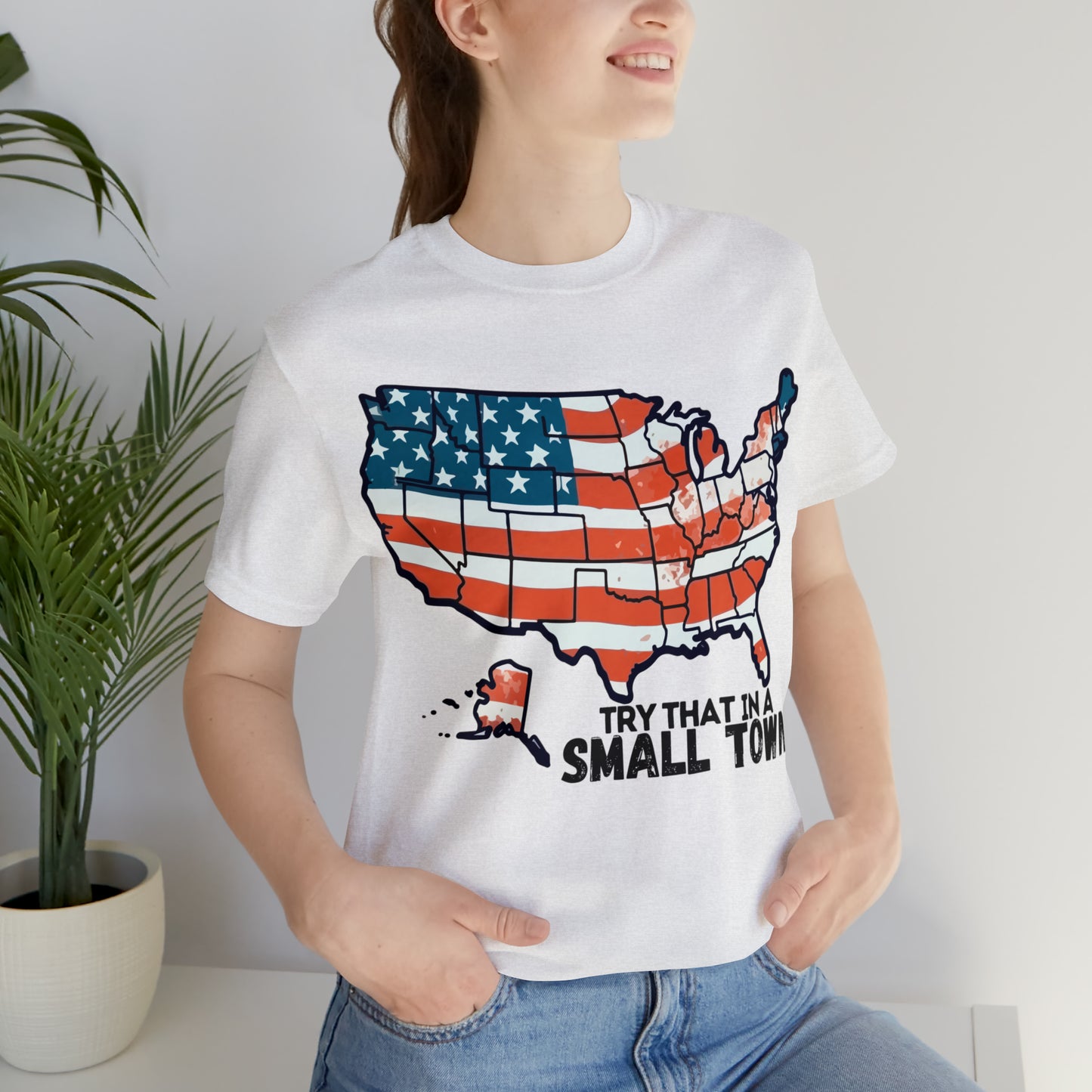 Try That in a Small Town - America Front Graphic - Aldean - Unisex Classic T-Shirt