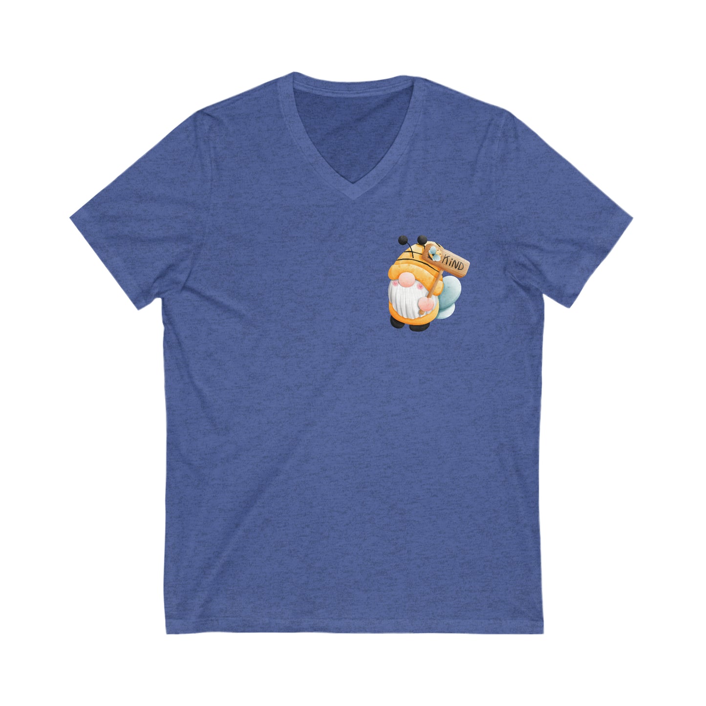 Be Kind Gnome V Neck Unisex T-Shirt