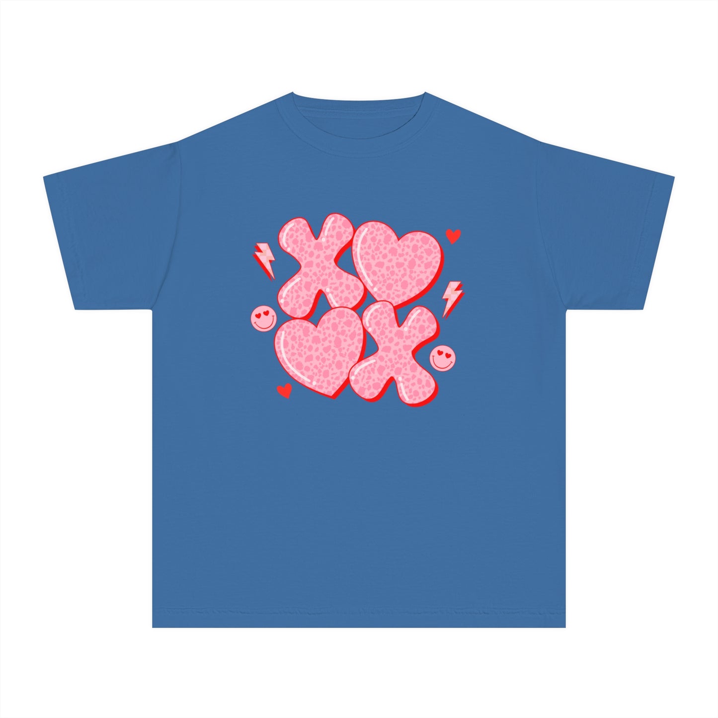 XOXO Cheetah Youth Comfort Colors Tee
