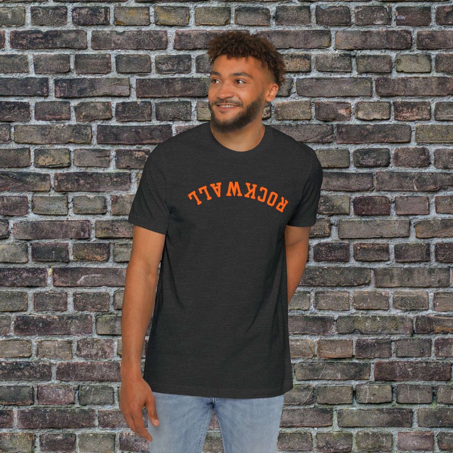 Upside Down Rockwall T Shirt