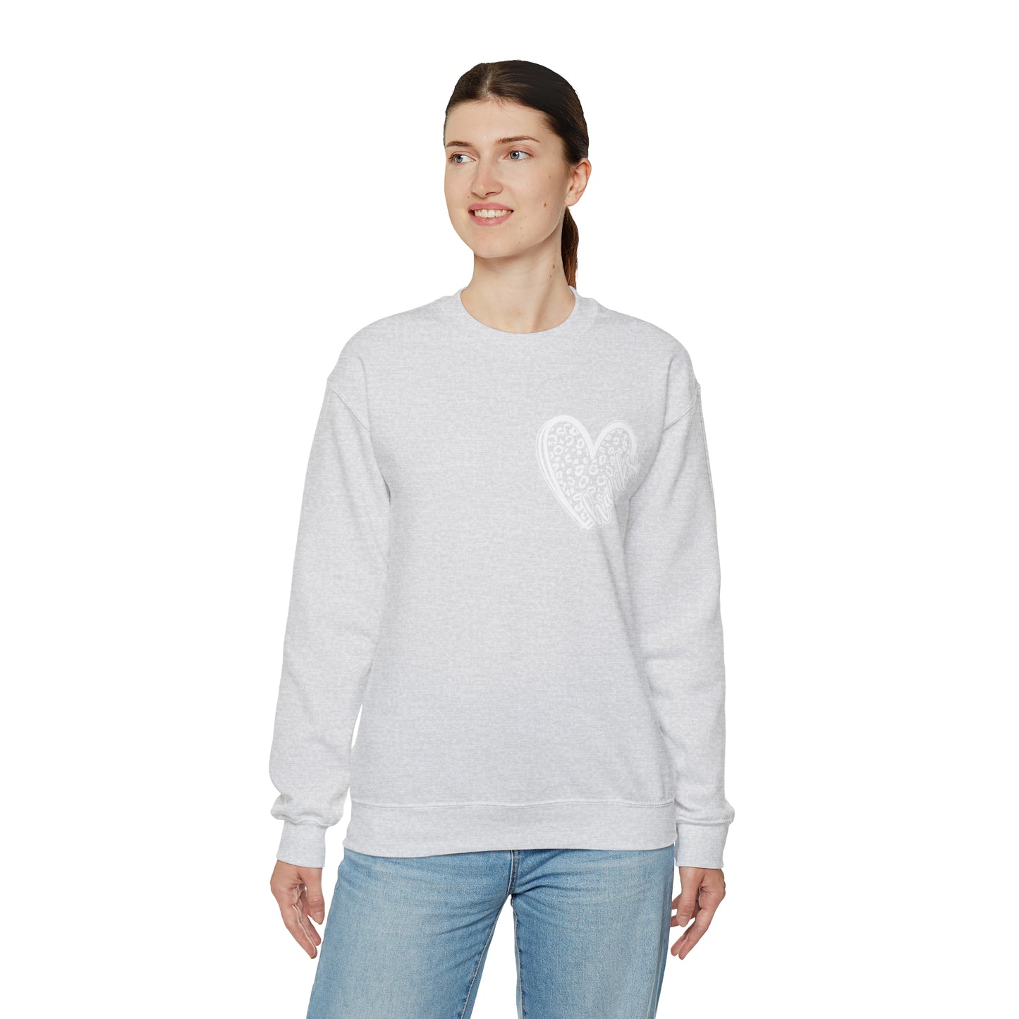 Hawks Cheetah Heart Sweater
