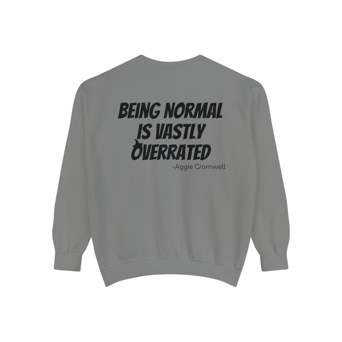 Skull Front, Vastly Overrated Back - Comfort Colors Pullover - Multi Color Options