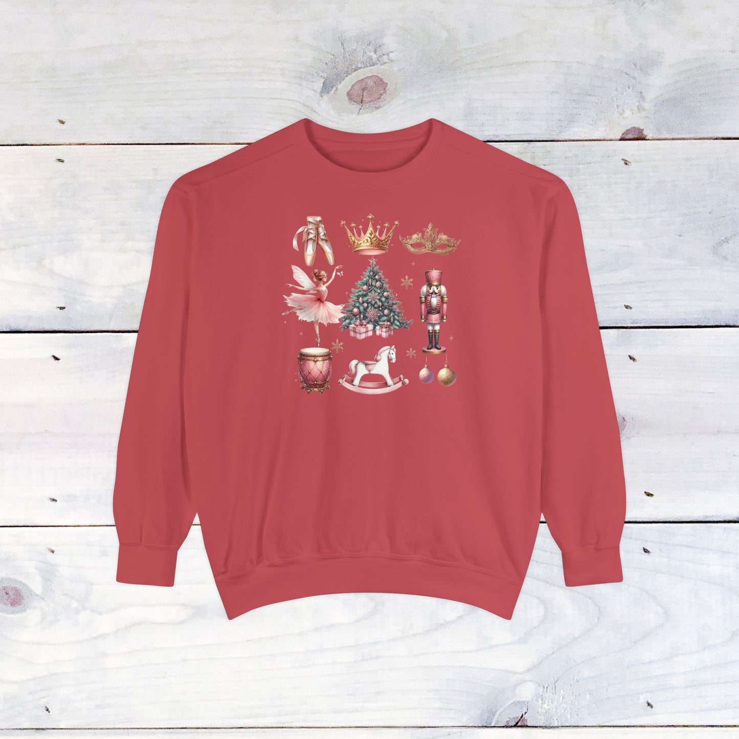 The Nutcracker Grid Comfort Colors Sweater