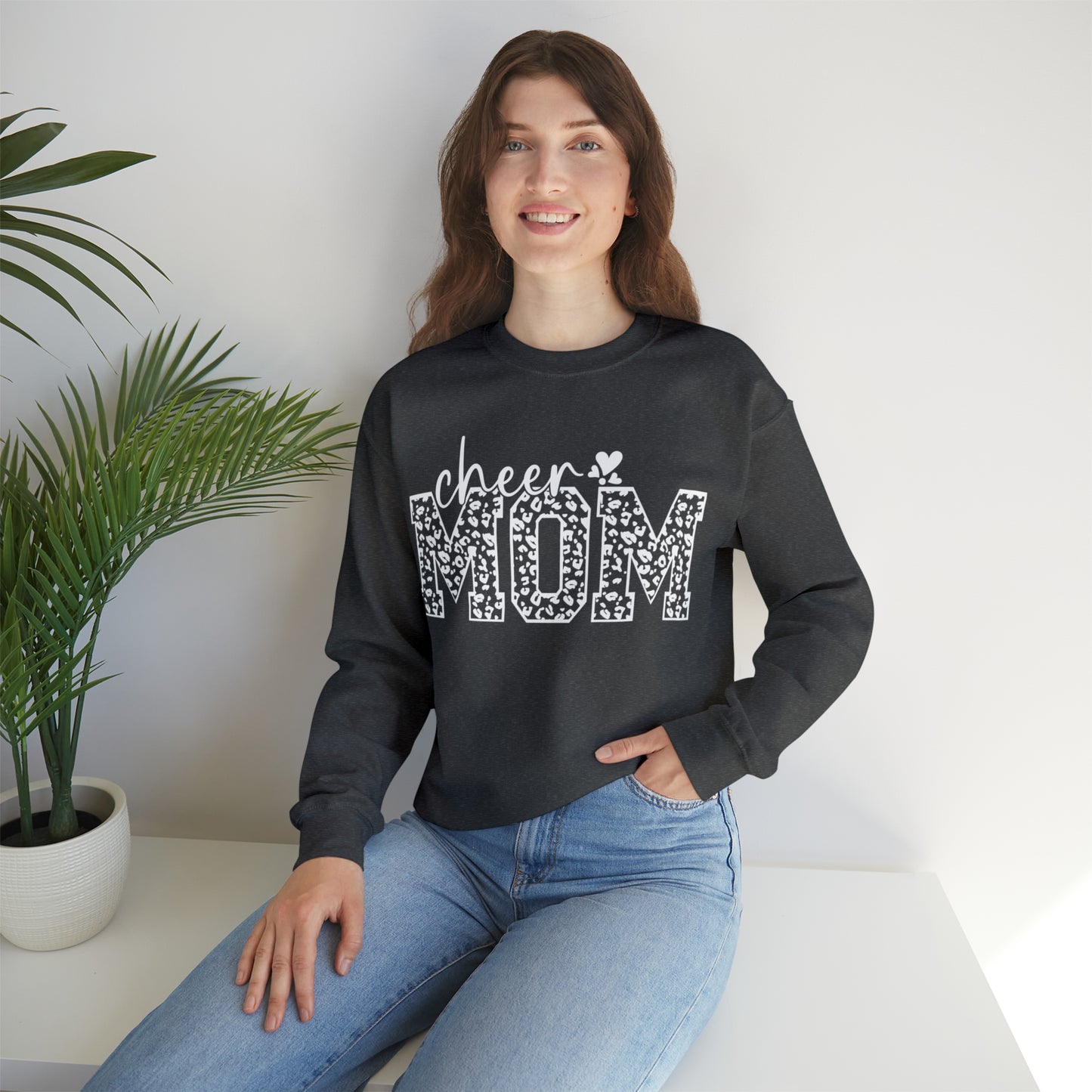 Cheetah Cheer Mom Sweater