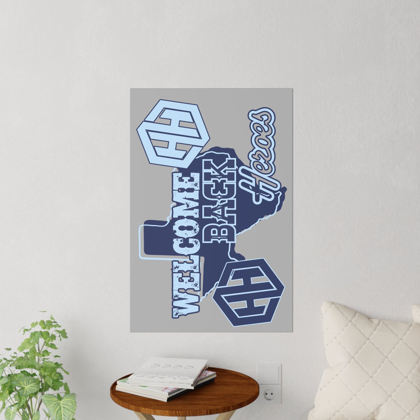 Welcome Back Heroes Wall Decals Hamm