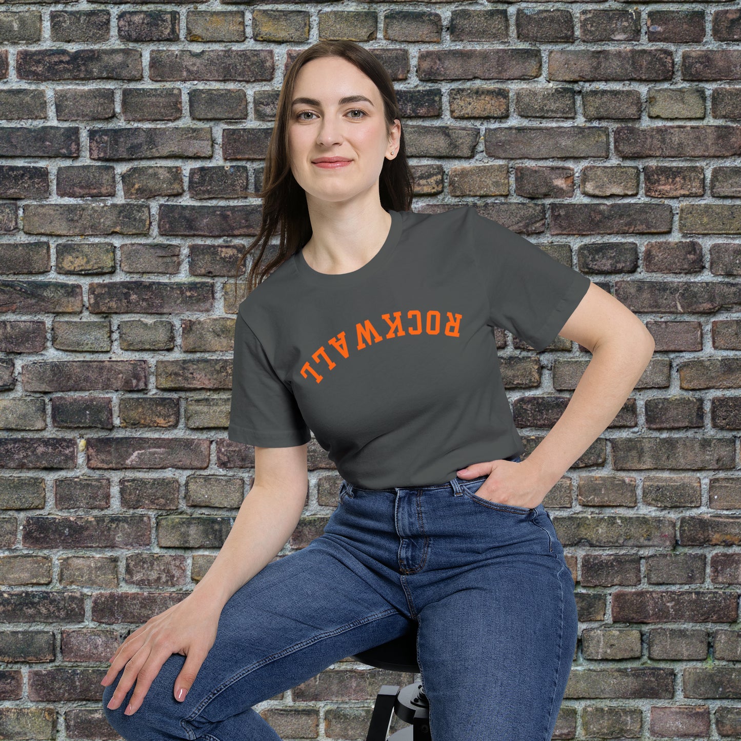 Upside Down Rockwall T Shirt