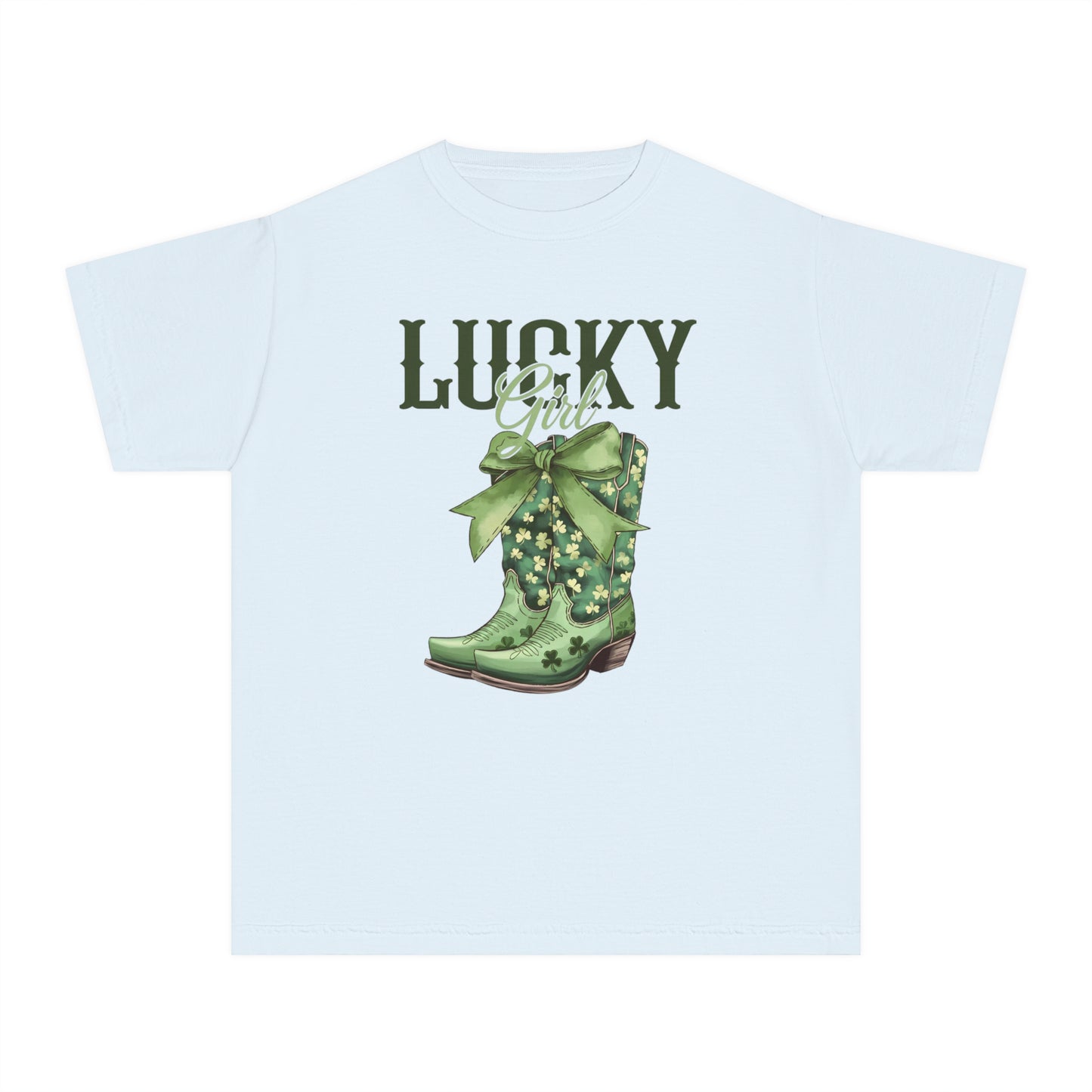 Lucky Girl Youth Comfort Colors Tee