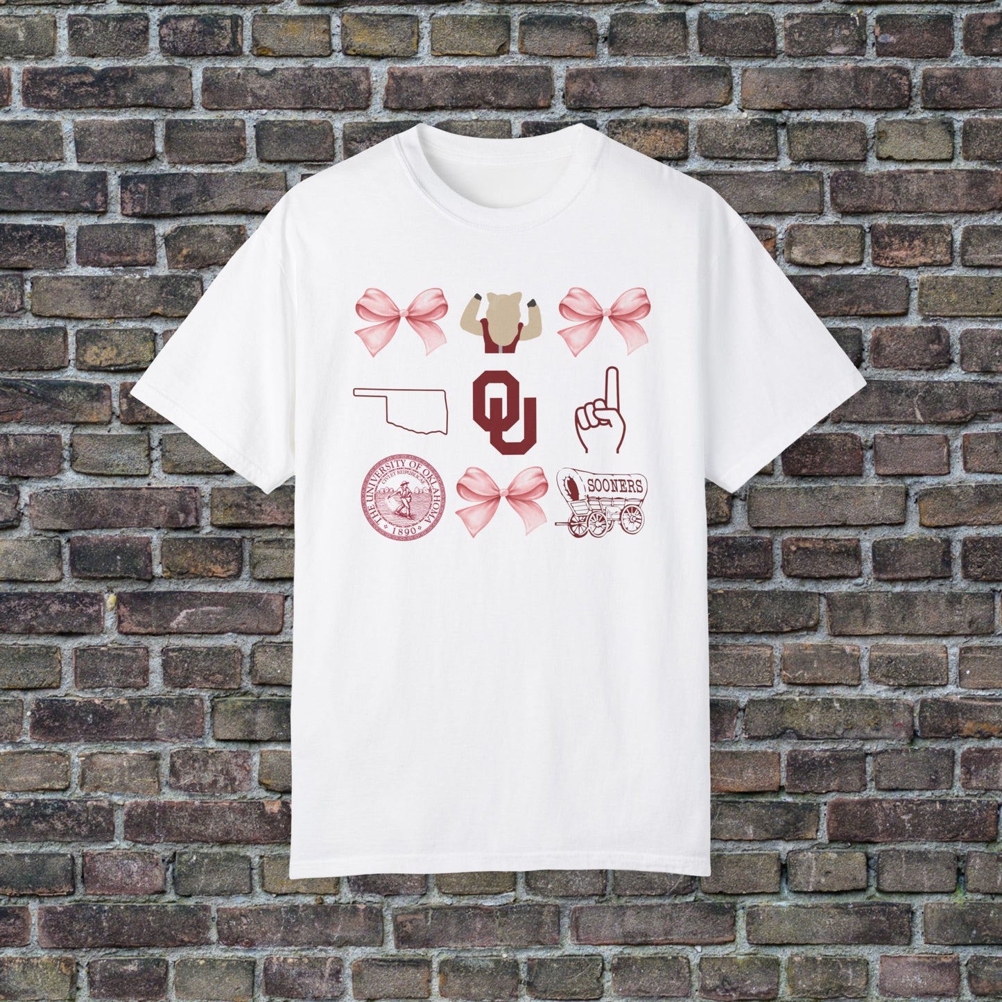 Oklahoma Sooners Bow Comfort Colors