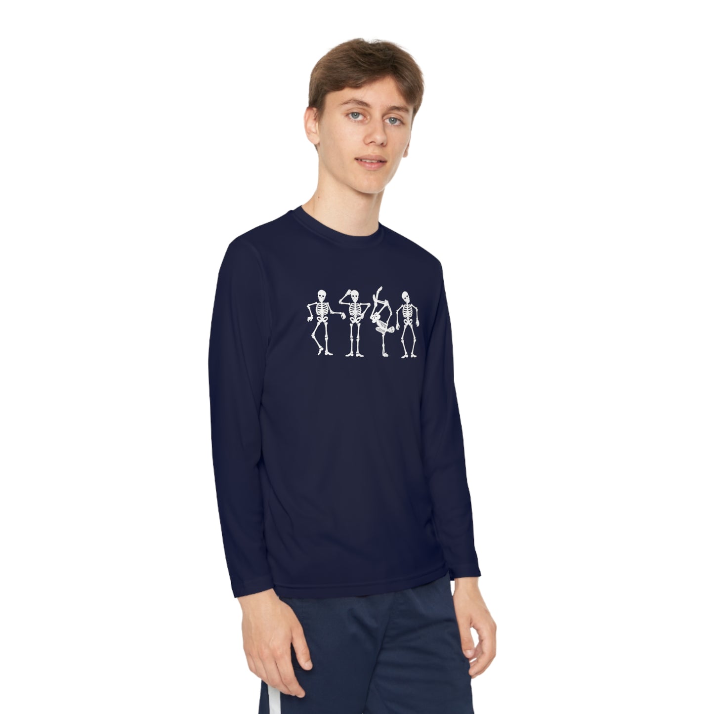 Youth Dancing Skelly Long Sleeve T-Shirt