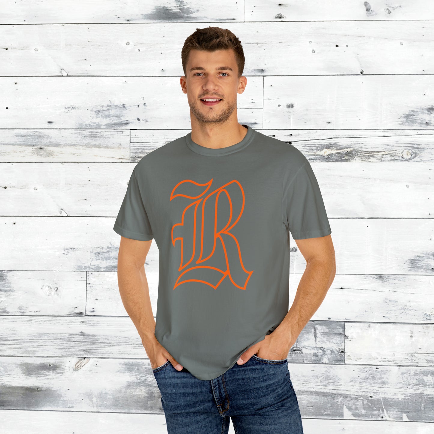 The Original Rockwall R Outline - Comfort Colors T