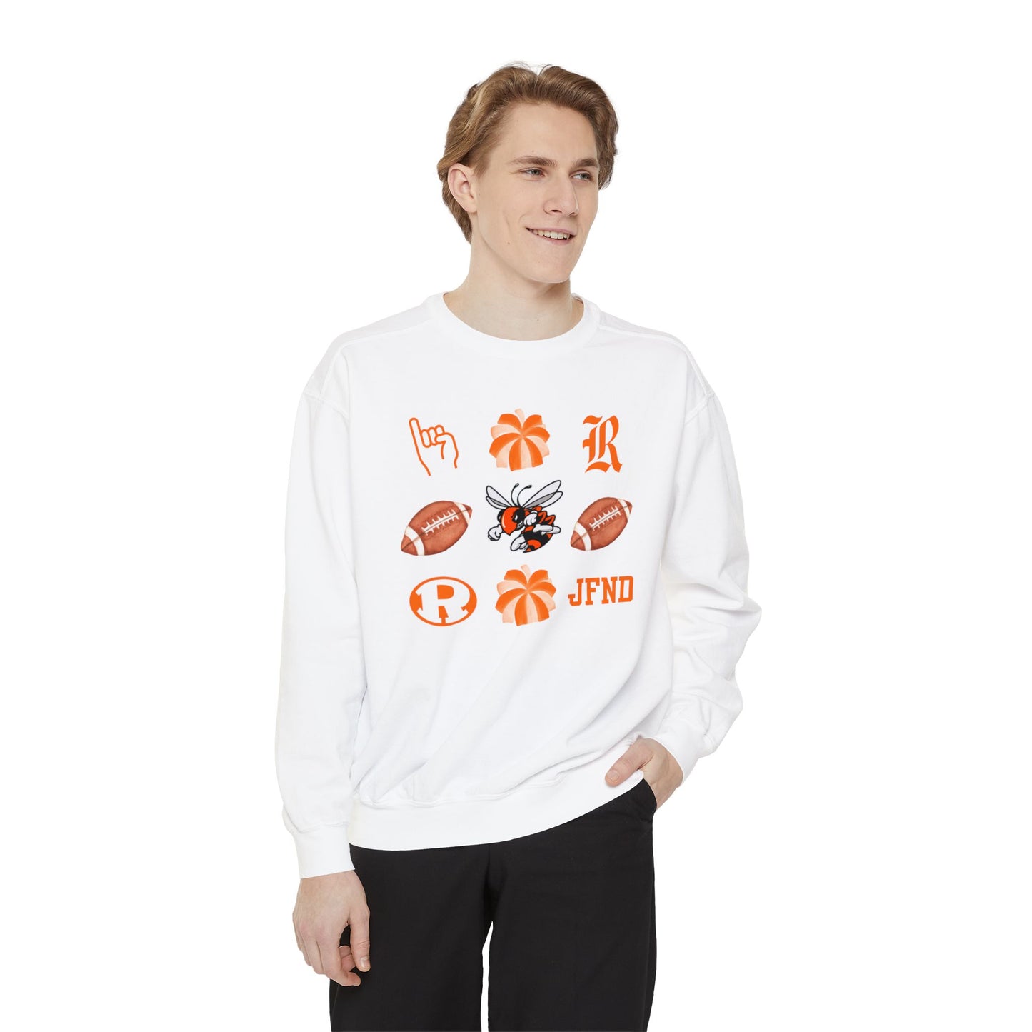 Jackets Poms & Footballs Comfort Colors Sweater