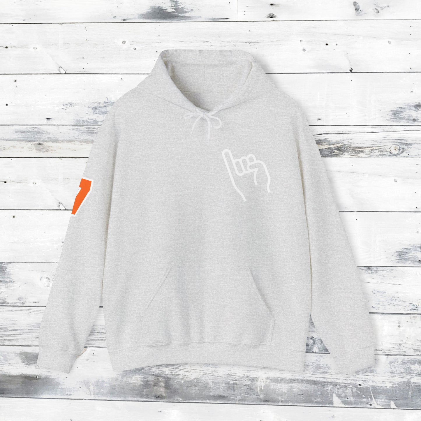 Custom Number Sleeve Jackets Stinger Hoodie Front - Old School R back