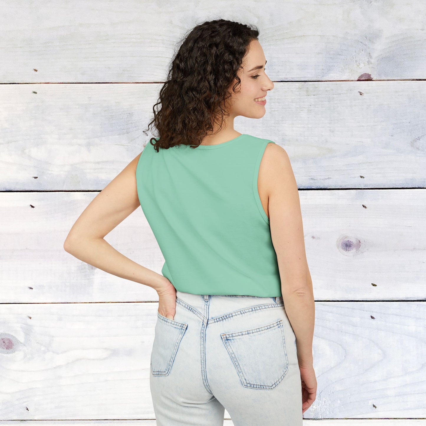 Feral and Forty Floatie Comfort Colors Tank Top