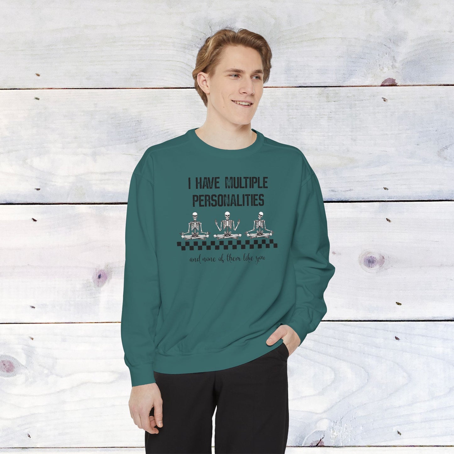 Multiple Personalites Comfort Colors Sweatshirt