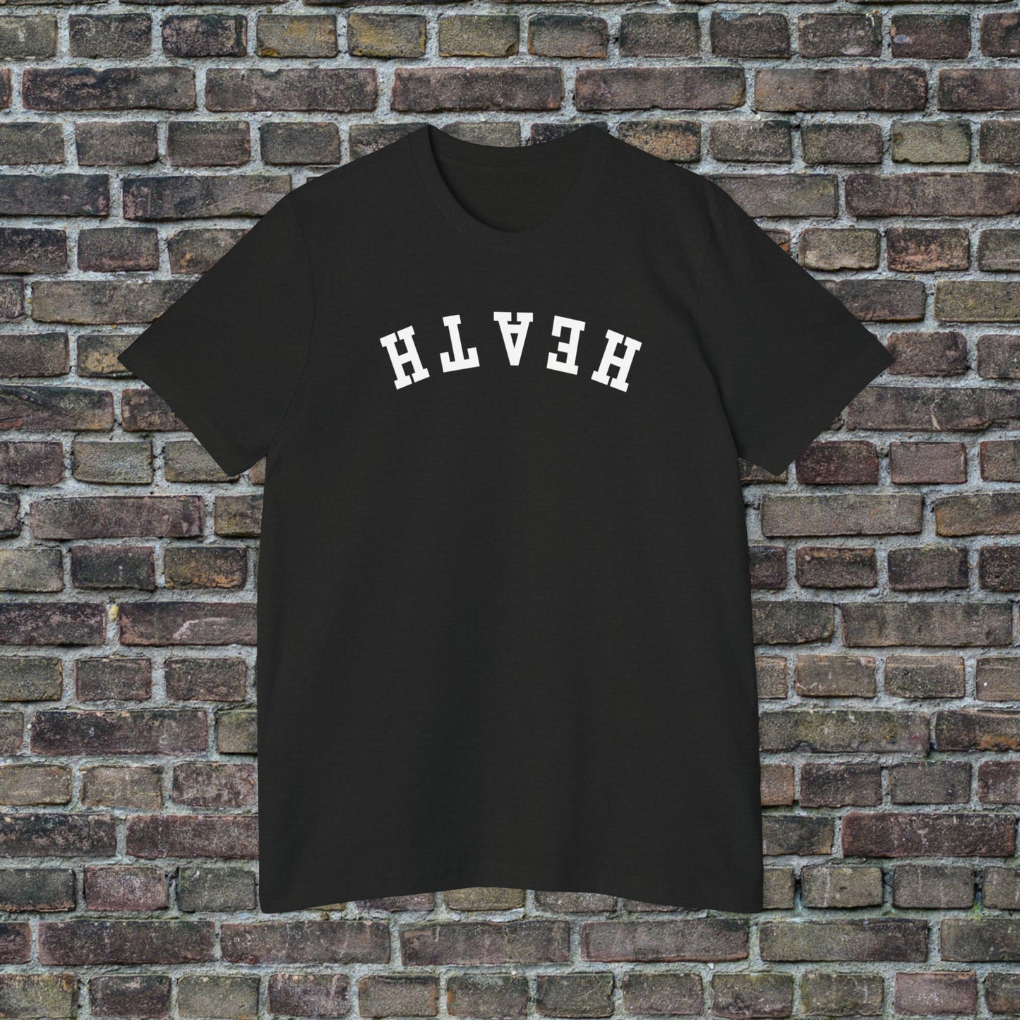 Upside down solid Heath T- Shirt