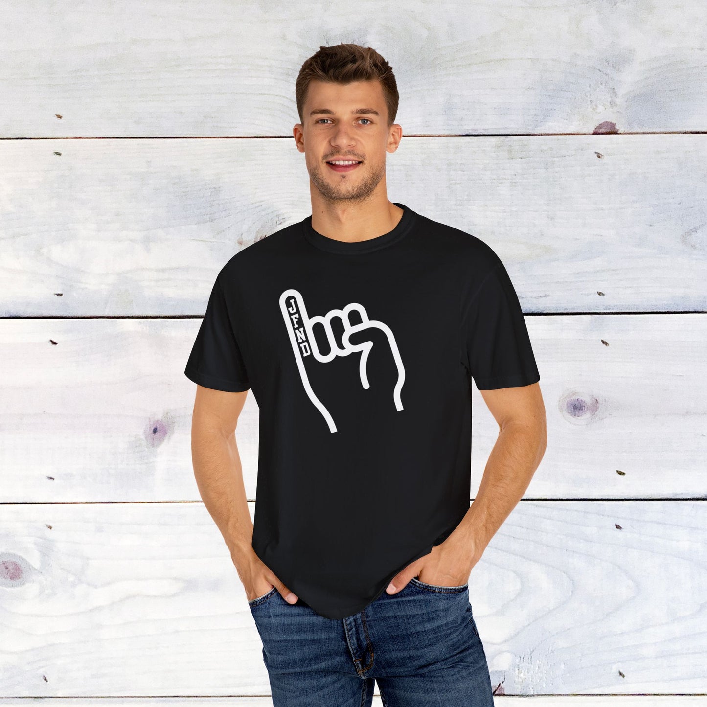 JFND Stinger Comfort Colors T - White Text