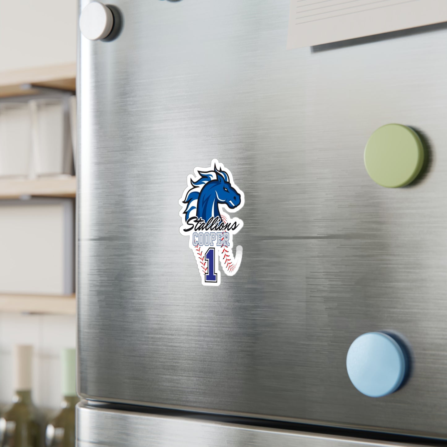 Stallions 1 Custom Vinyl Sticker