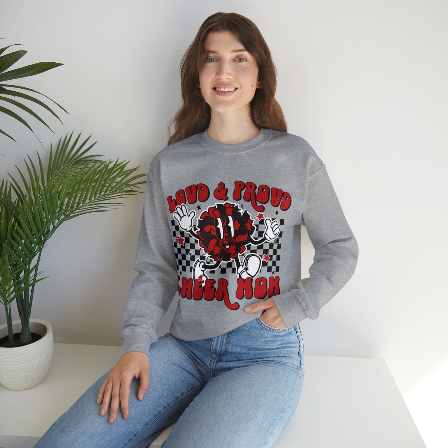 Loud & Proud Cheer Mom Sweater
