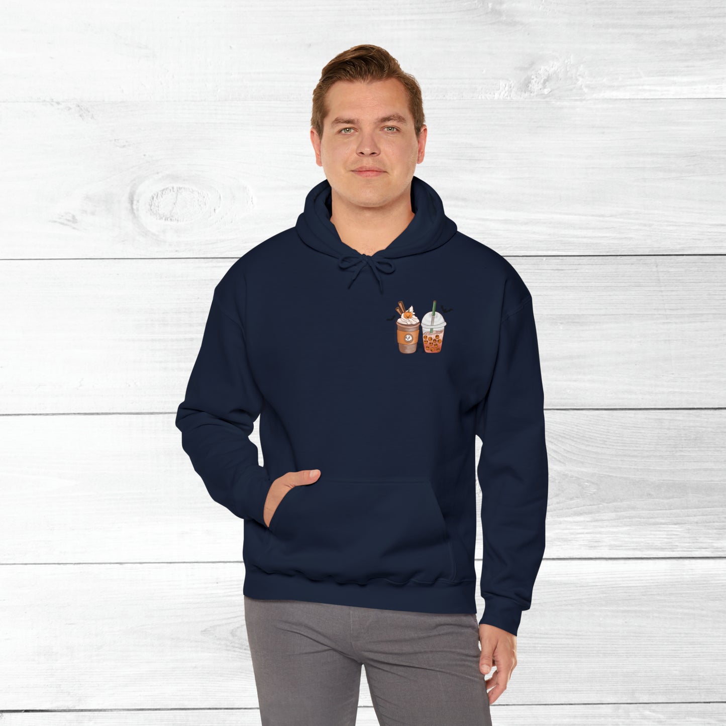 Halloween Coffee Hoodie - Hocus Pocus I need Coffee to Focus Back