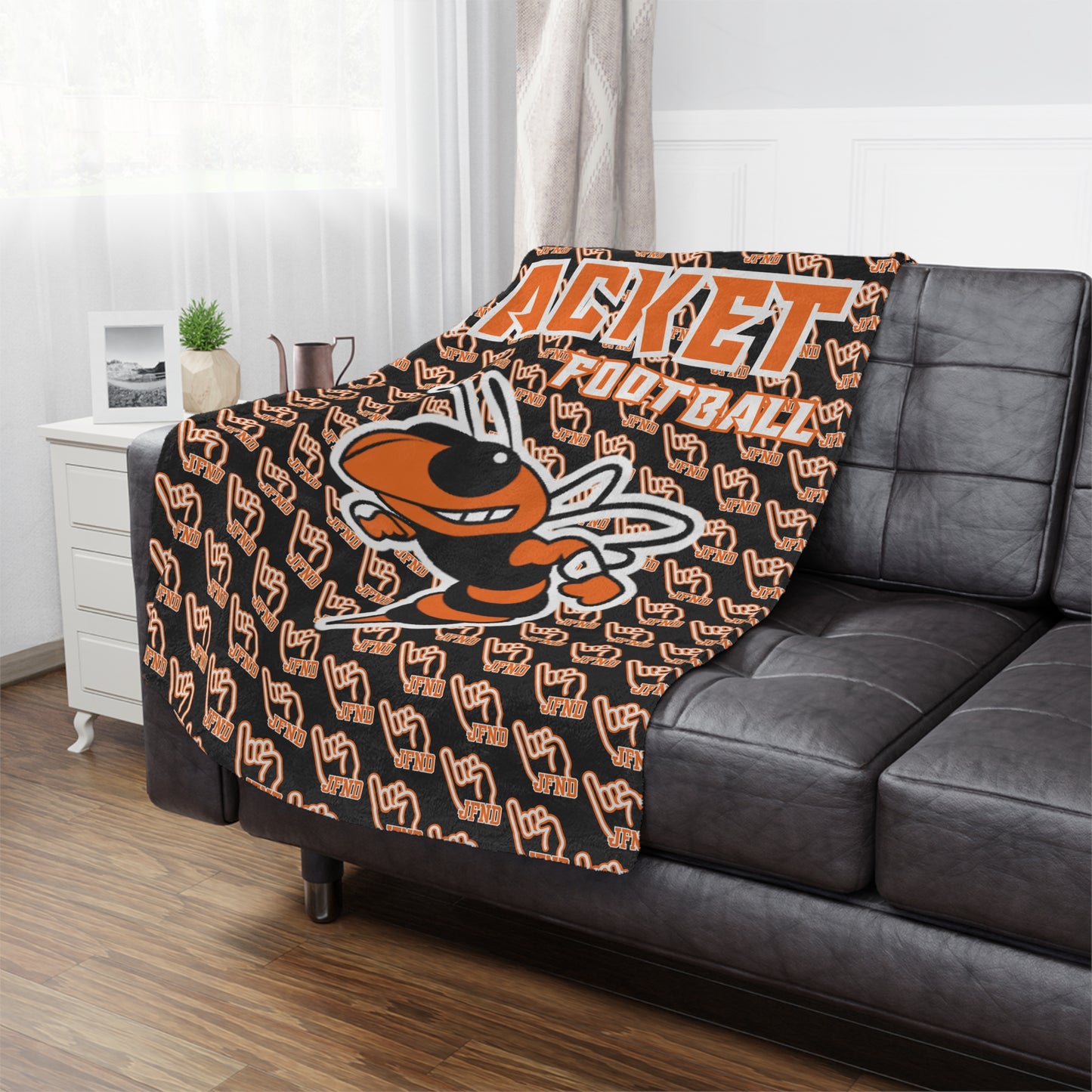 Stinger Jacket Football Blanket