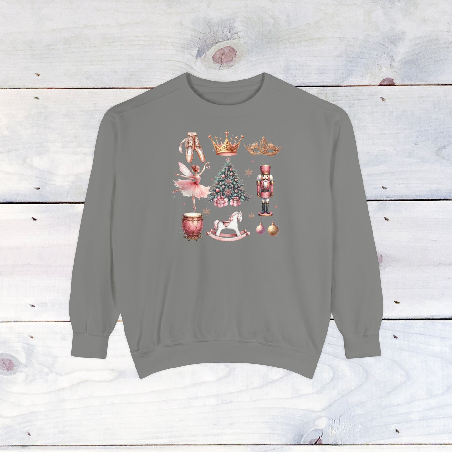 The Nutcracker Grid Comfort Colors Sweater