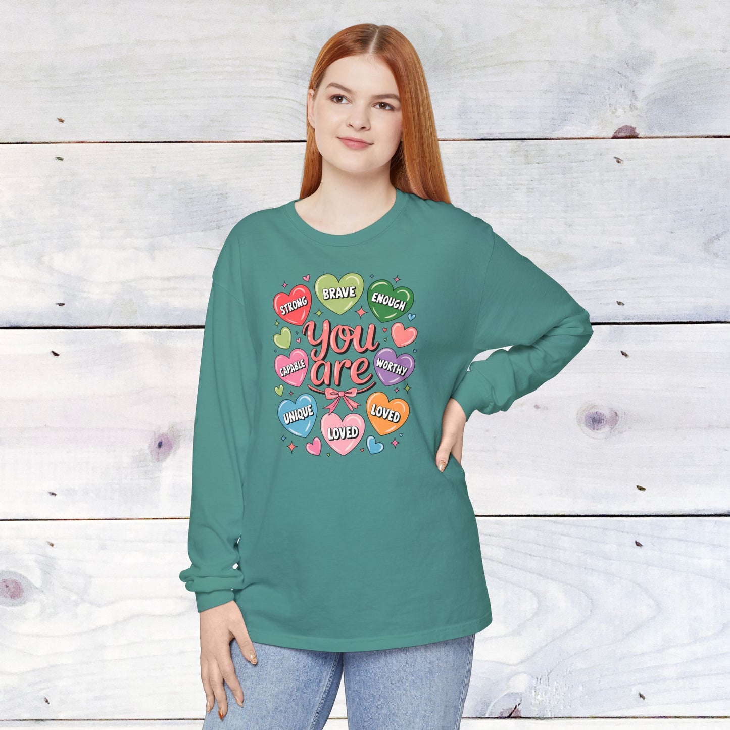 You are Loved Comfort Colors Long Sleeve T-Shirt