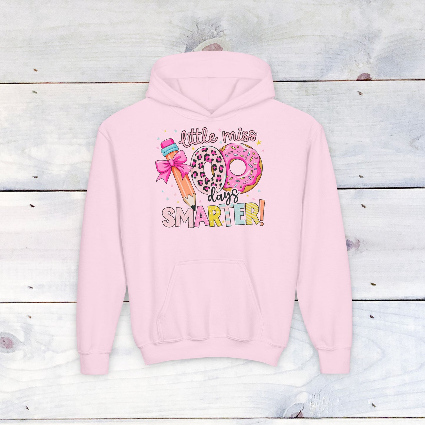 Youth Little Miss 100 Days Smarter Sweatshirt