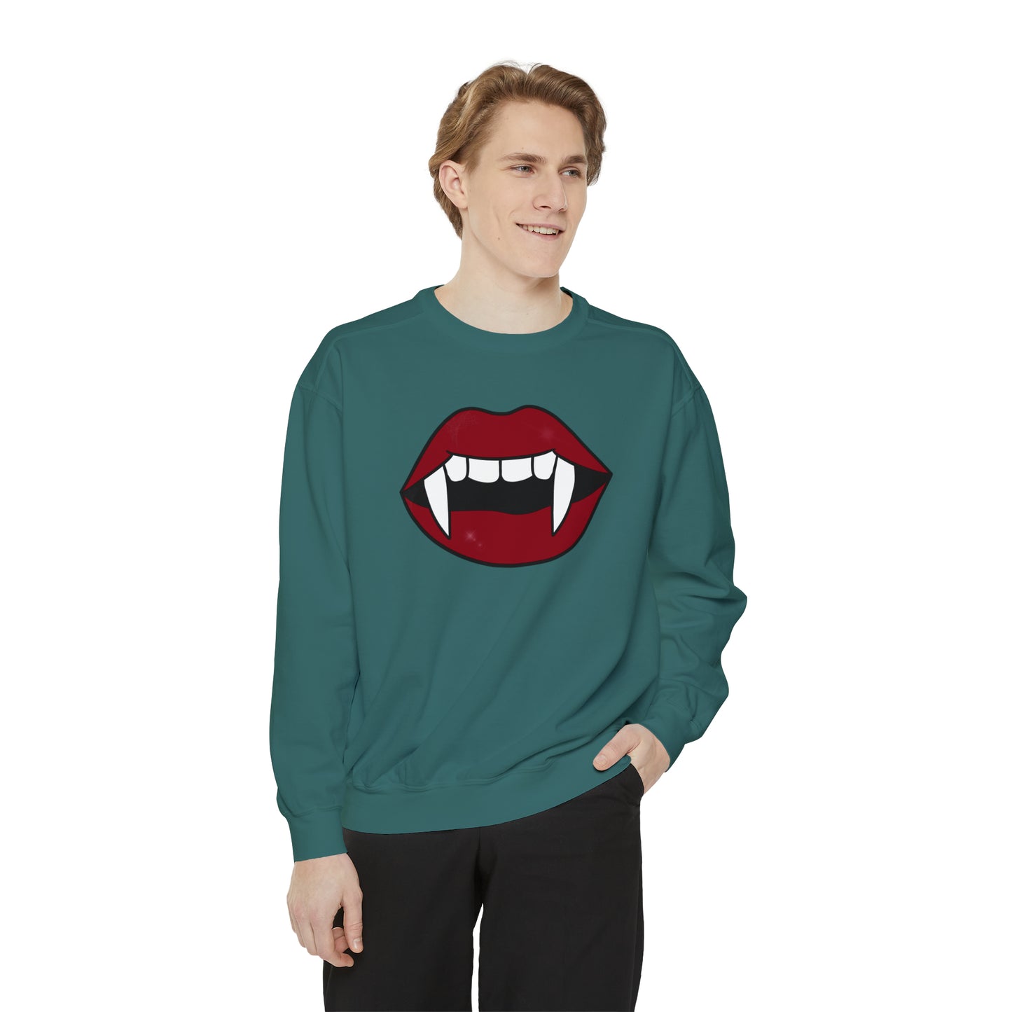 Vampire Fang Comfort Colors Sweater