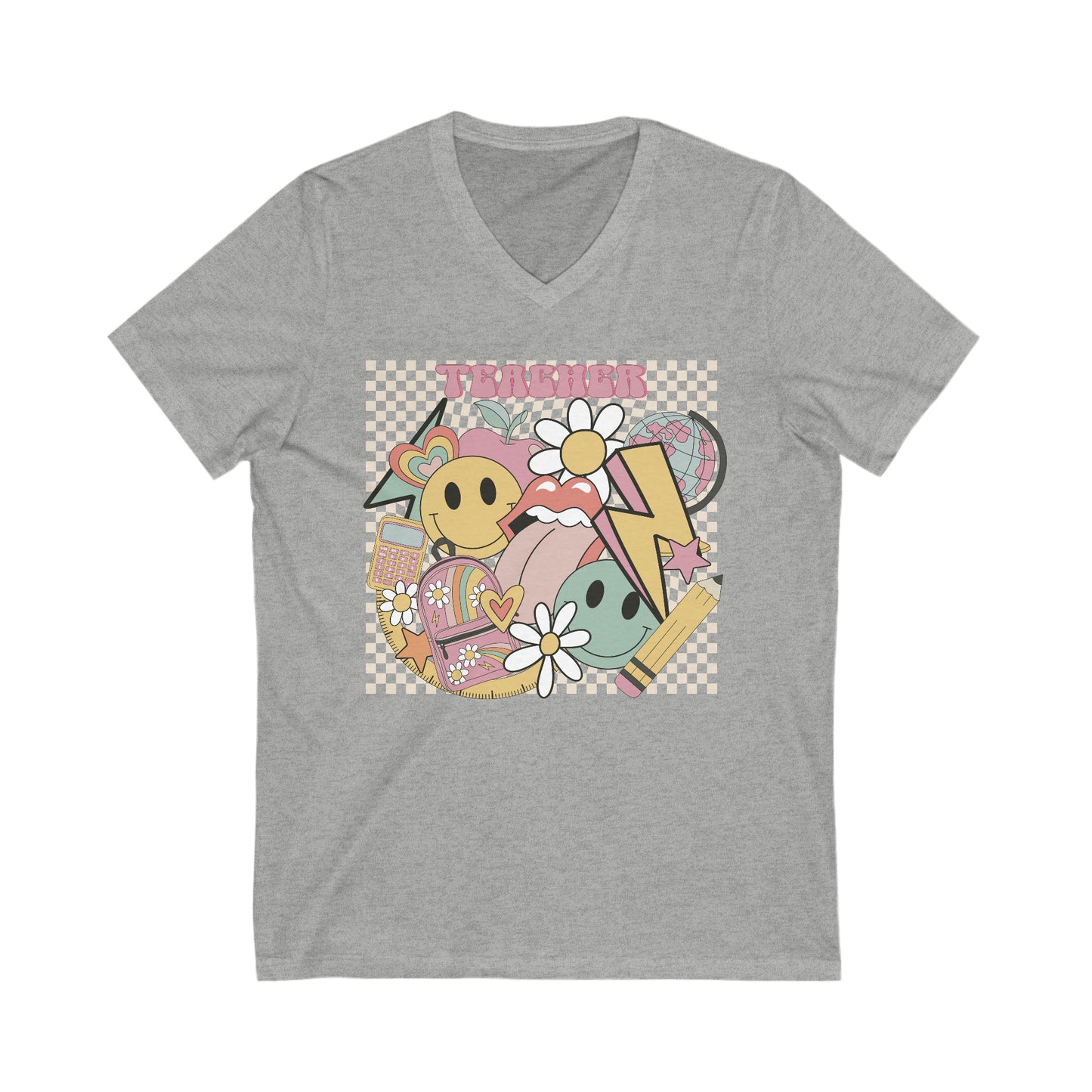 Librarian Unisex V-Neck Tee