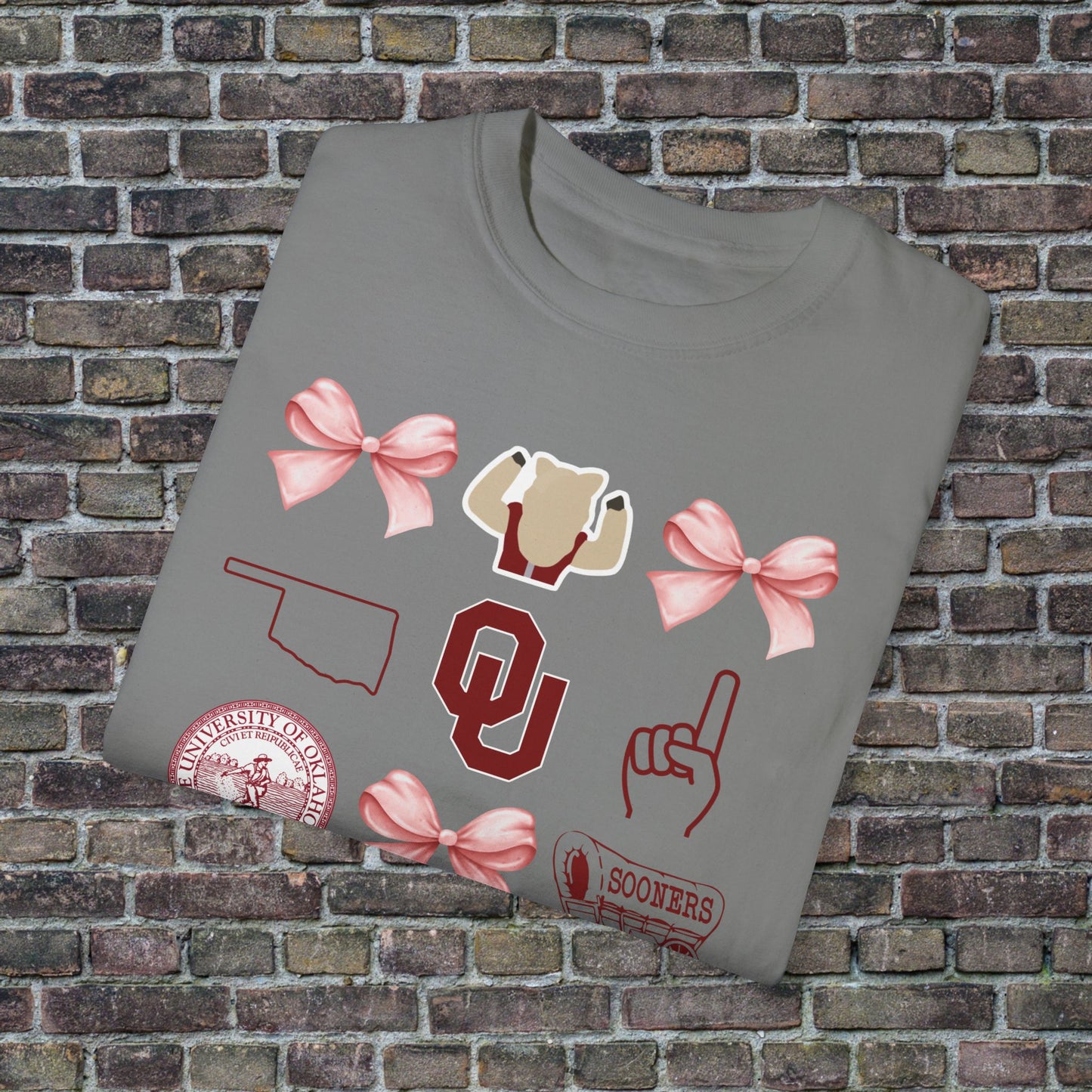 Oklahoma Sooners Bow Comfort Colors