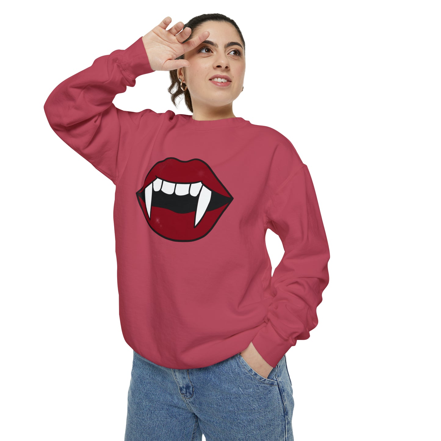 Vampire Fang Comfort Colors Sweater