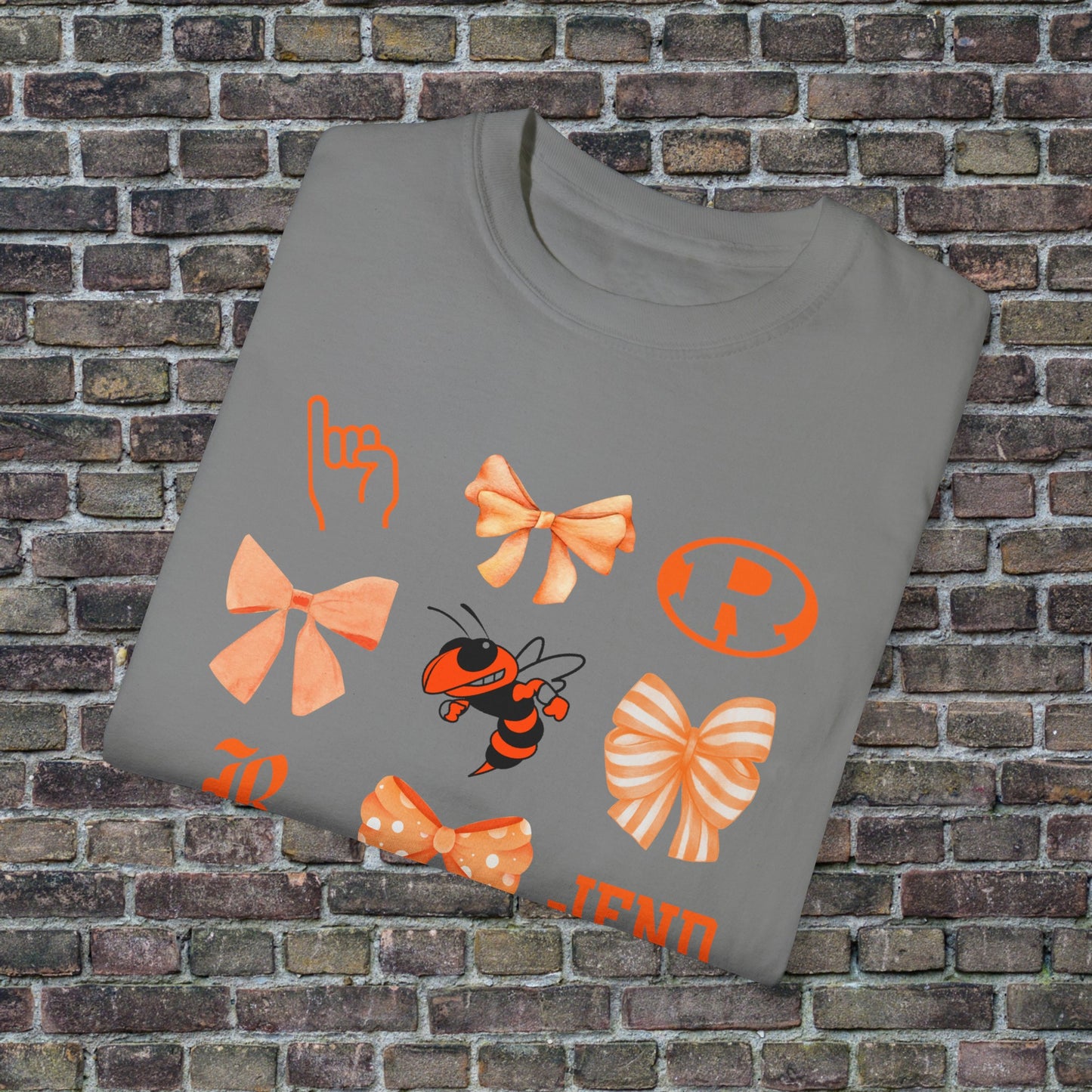 Rockwal Yellowjacket Bow Comfort Colors T