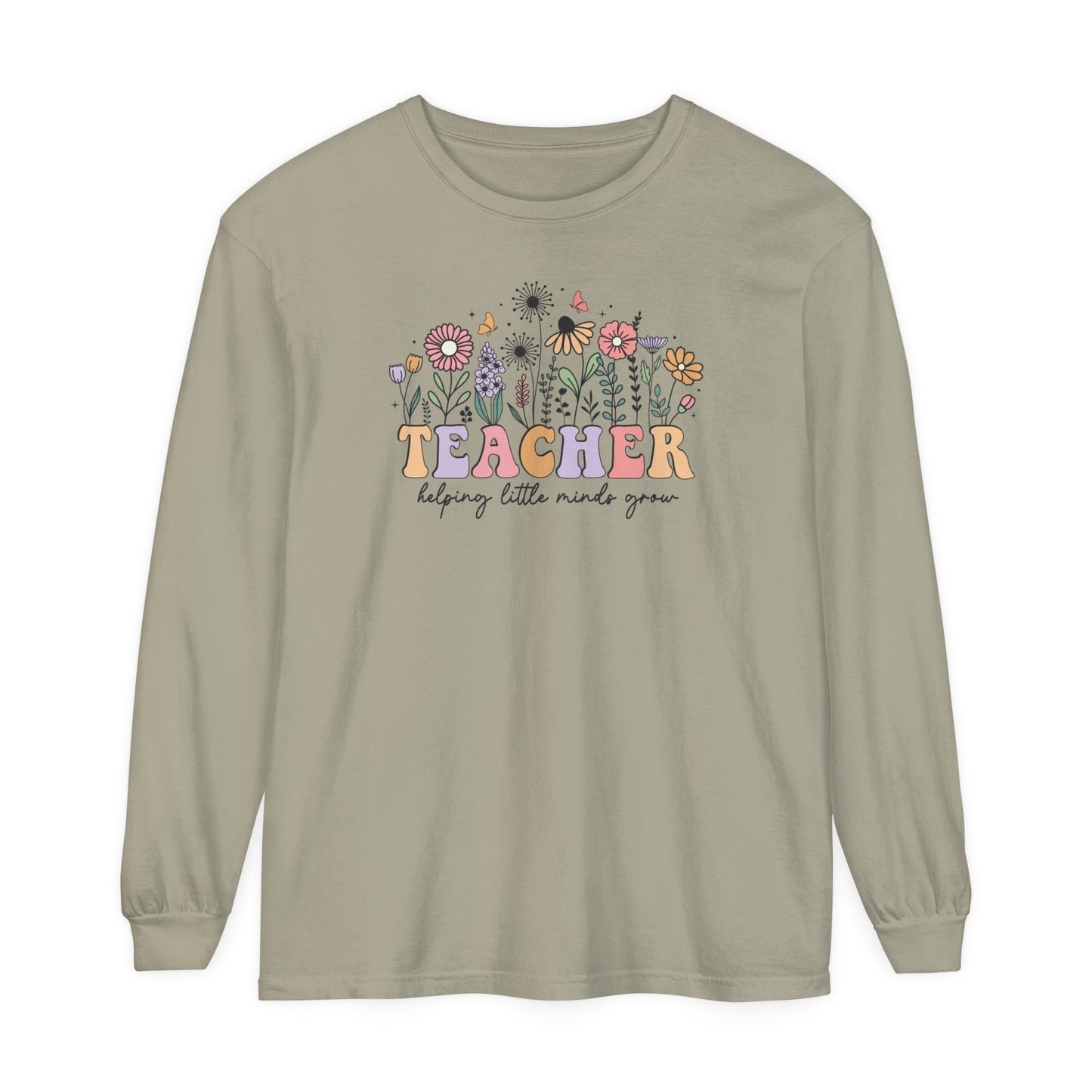Teacher Long Sleeve Comfort Colors T-Shirt