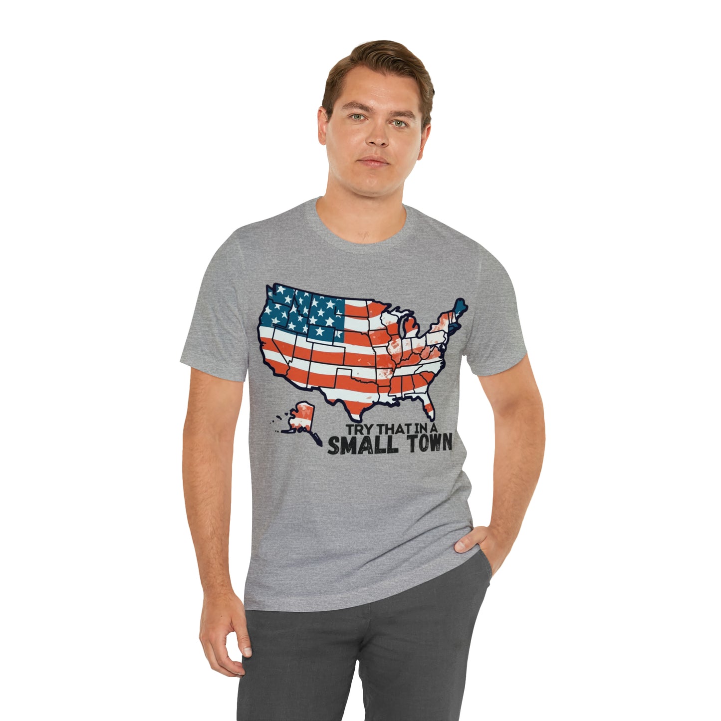 Try That in a Small Town - America Front Graphic - Aldean - Unisex Classic T-Shirt
