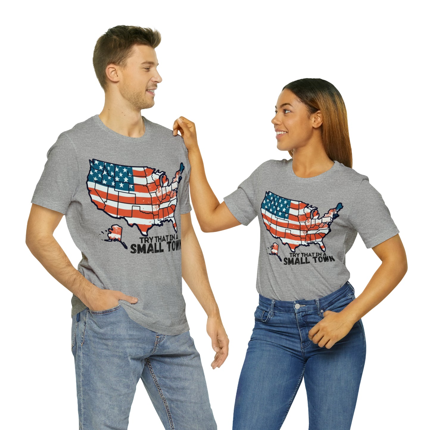 Try That in a Small Town - America Front Graphic - Aldean - Unisex Classic T-Shirt